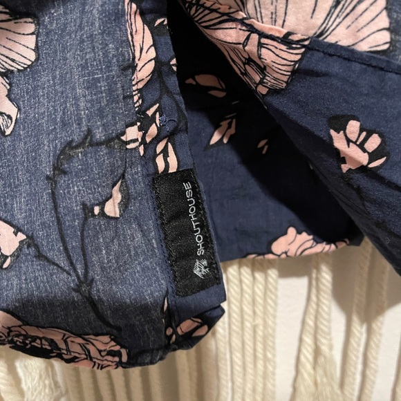 Shouthouse Dress Casual Summer Button-Down Shirt Sz L - Picture 4 of 8